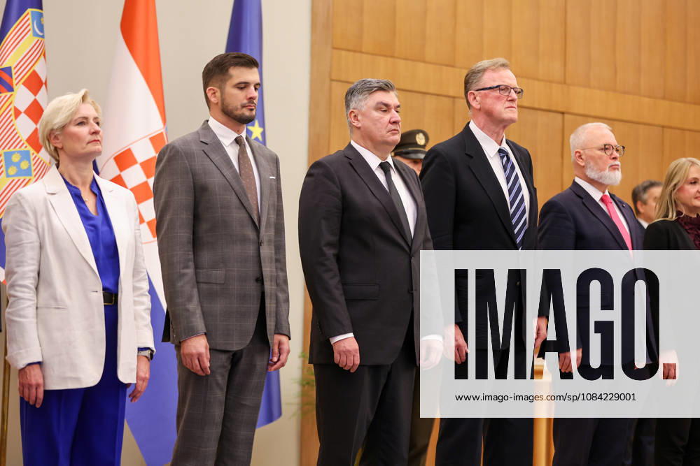 Croatian President Zoran Milanovic Presents Order of Duke Trpimir to Boxer Filip Hrgovic Croatian President Zoran Milanovic presents boxer Filip Hrgovic with the Order of Duke Trpimir with Ribbon and Star during a ceremony at the Office of the President of the Republic of Croatia in Zagreb, Croatia on October 7, 2026. MatijaxHabljak PIXSELL