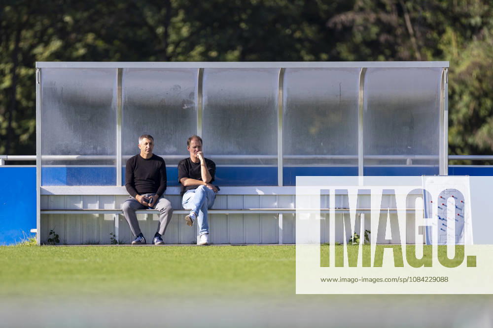 Soccer, FC Schalke 04 training session featuring Ayhan Tumani, Sports Director of the FC Schalke 04 Youth Academy, and Till Beckmann, Administrative Director of the FC Schalke 04 Youth Academy, at the FC Schalke 04 training facility in Gelsenkirchen, North Rhine-Westphalia, Germany xRHR PHOTO YYx