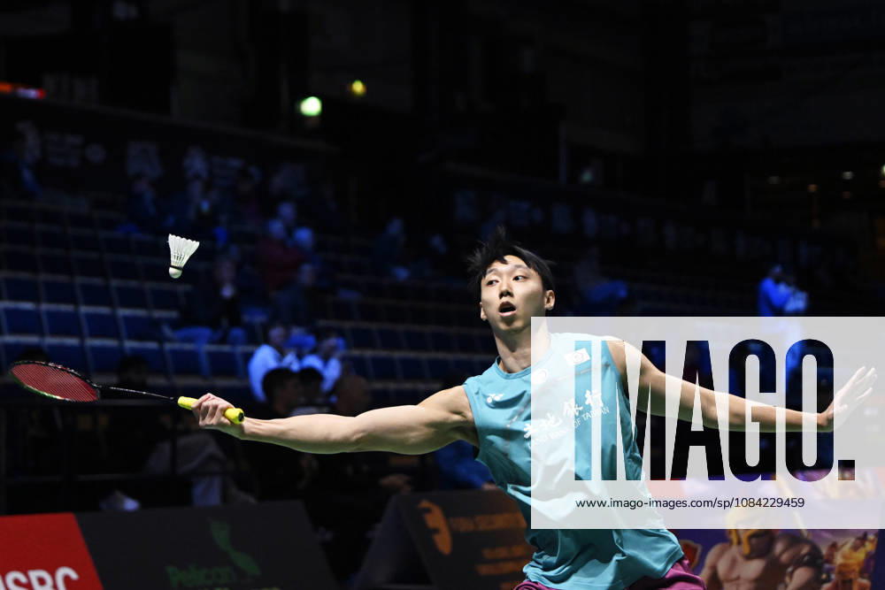 Su Li Yang of Taiwan in action during the badminton Clash of Clans Arctic Open 2026 tournament in Vantaa, Finland, on October 7, 2026. - ANTTI AIMO-KOIVISTO Vantaa Finland yiqip2Of_Bk