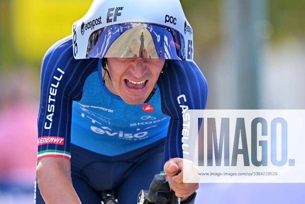 Italy s Roberto Capello crosses the finish line of the Men U23 Individual Time Trial race (22km) at the cycling UEC Road European Championships, in Ljubljana, Slovenia, on Wednesday 7 October 2026. The UEC Road European Championships are taking place from 02 to 07 October in Ljubljana, Slovenia. DAVIDxPINTENS x189040449x