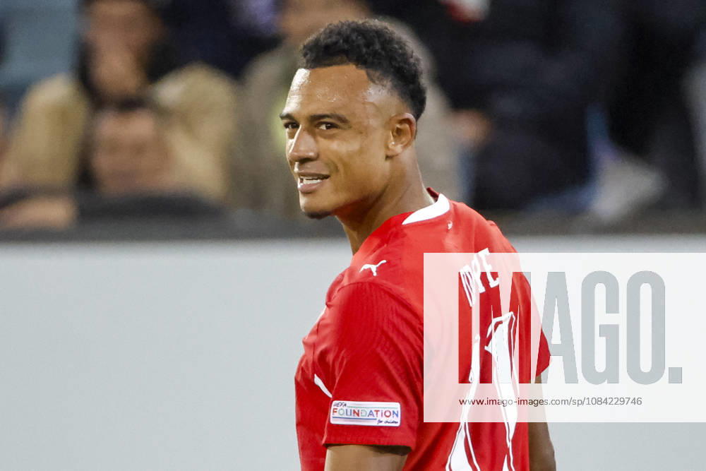 Dan Ndoye Switzerland, 11, facial expressions, emotion, Switzerland, UEFA, Nations League, Matchday 4, Switzerland vs. North Macedonia, October 6, 2026, Lucerne Swissporarena, Switzerland