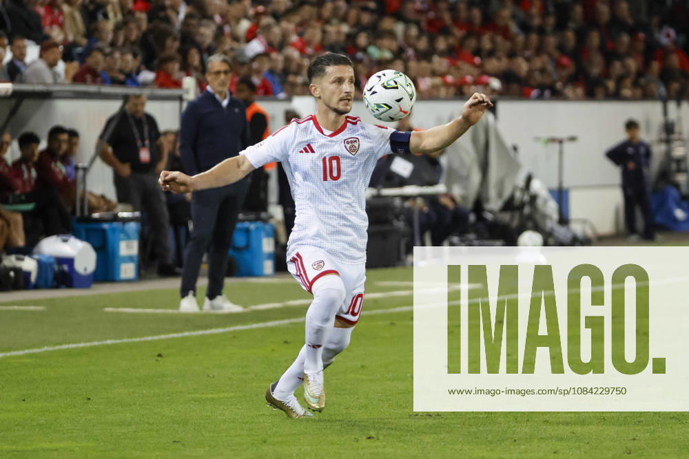 Enis Bardhi, North Macedonia, 10 on the ball, Switzerland, UEFA, Nations League, Matchday 4, Switzerland vs. North Macedonia, October 6, 2026, Swissporarena, Lucerne, Switzerland