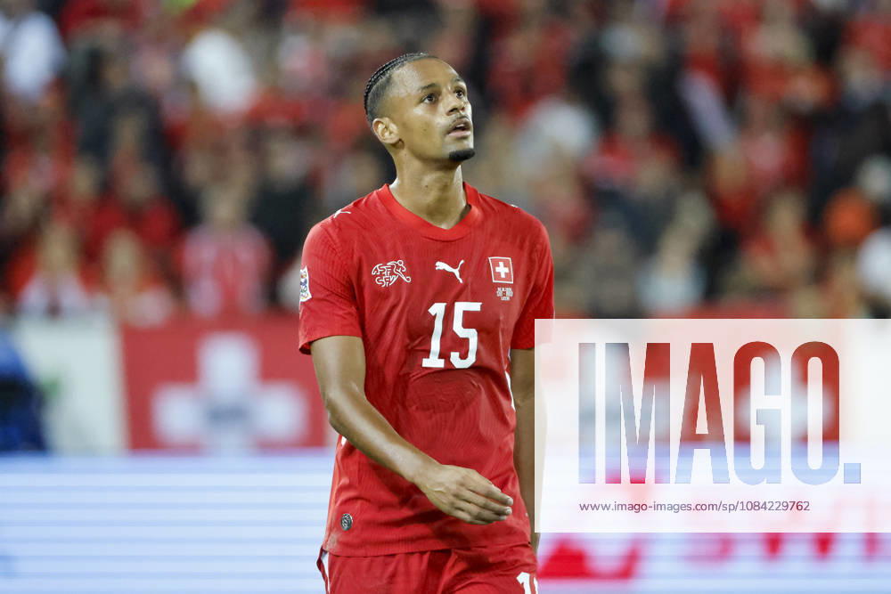 Djibril Sow Switzerland, 15, facial expressions, emotion, Switzerland, UEFA, Nations League, Matchday 4, Switzerland vs. North Macedonia, October 6, 2026, Lucerne Swissporarena, Switzerland
