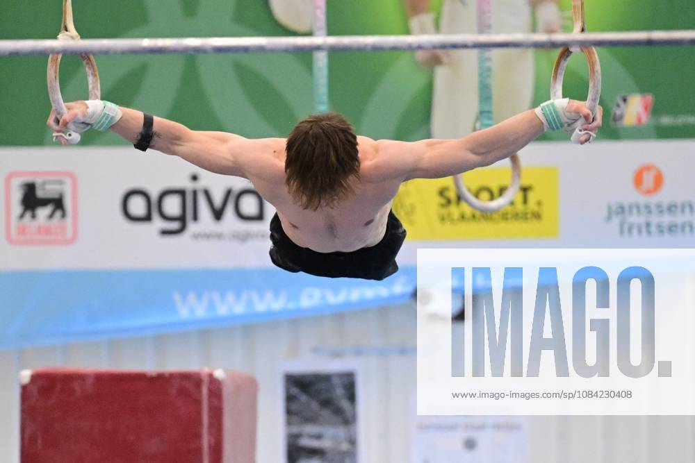 Belgian gymnast Glen Cuyle pictured during a training session of Belgium s artistic gymnastics team, Wednesday 7 October 2026, in Gent, ahead of the Worlds Championships in Rotterdam from 17 to 25 October 2026. DIRKxWAEM x189042492x