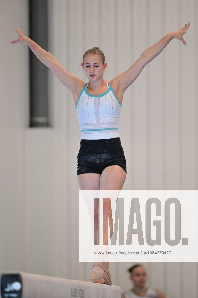 Belgian gymnast Mie De Wilde pictured during a training session of Belgium s artistic gymnastics team, Wednesday 7 October 2026, in Gent, ahead of the Worlds Championships in Rotterdam from 17 to 25 October 2026. DIRKxWAEM x189042156x