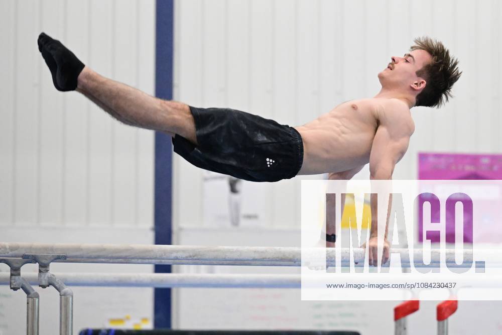 Belgian gymnast Glen Cuyle pictured during a training session of Belgium s artistic gymnastics team, Wednesday 7 October 2026, in Gent, ahead of the Worlds Championships in Rotterdam from 17 to 25 October 2026. DIRKxWAEM x189043620x