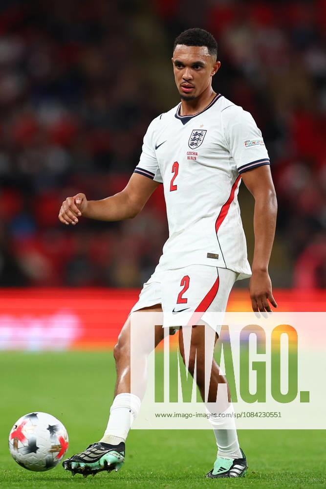 London, England, 6th October 2026. Trent Alexander-Arnold of England during the England vs Czech Republic UEFA Nations League match at Wembley Stadium, London. Picture credit should read: Paul Terry Sportimage . SPI_091_PT_England__Czechia SPI-5055-0091