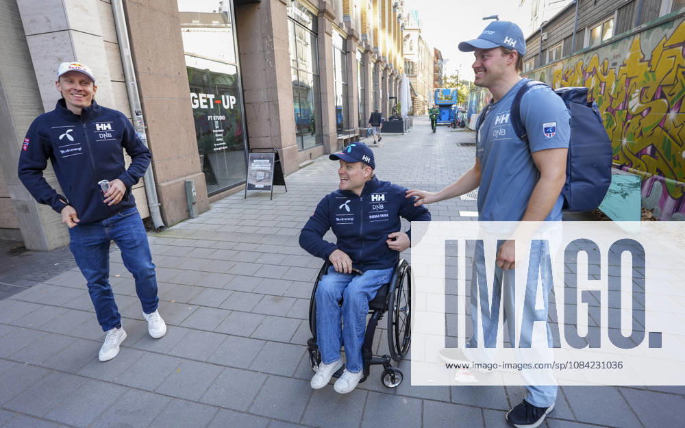 Kickoff with the National Alpine Ski Team, Oslo, October 7, 2026: Henrik Kristoffersen, Jesper Saltvik Pedersen, and Adrian Smiseth Sejersted at the season s kickoff with the National Alpine Ski Team. Photo: Lise Aserud, NTB, Oslo, Norway. . RESTRICTED USE FOR BETTING COMPANIES.