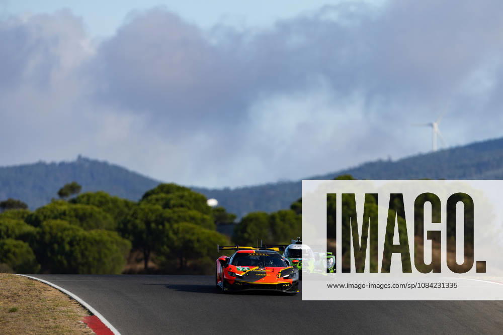 AUTO - ELMS - 4 HOURS OF PORTIMAO 2026 74 GILBERT Andrew (uae), RUEDA Fran (esp), LEROUX Romain (fra), Kessel Racing, Ferrari 296 LMGT3 Evo, LMGT3, action during the 4 Hours of Portimao 2026, 6th round of the 2026 European Le Mans Series on the Autodromo Internacional do Algarve from October 8 to 10, 2026 in Portimao, Portugal -