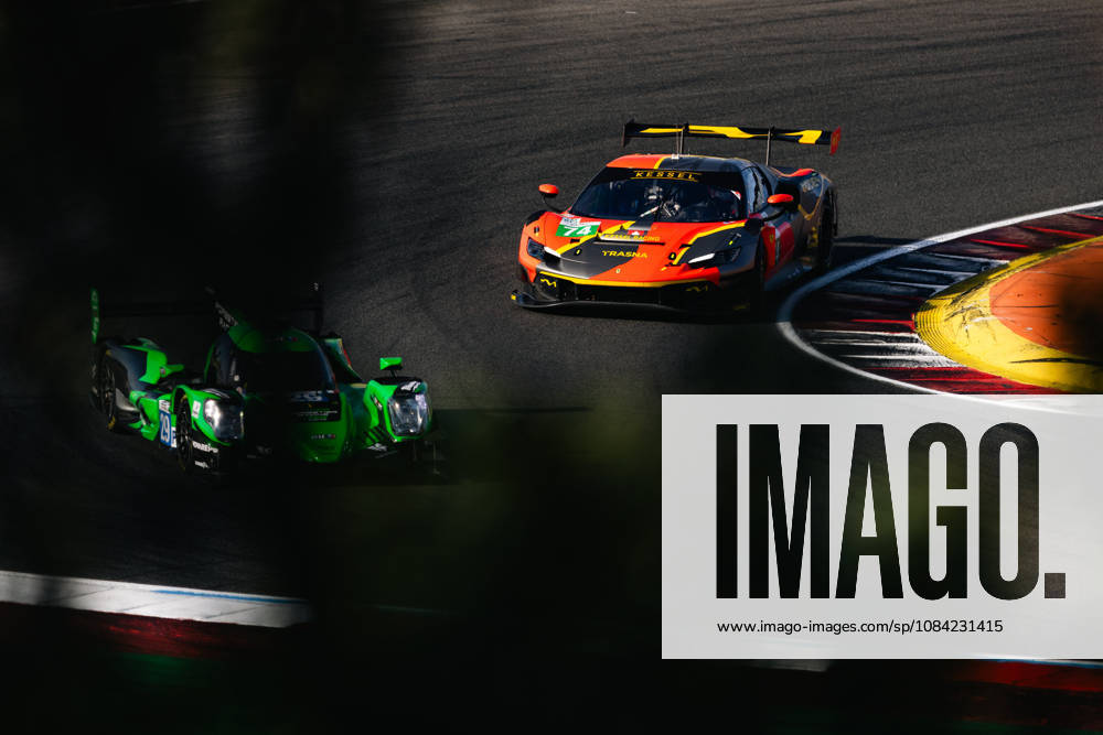 AUTO - ELMS - 4 HOURS OF PORTIMAO 2026 74 GILBERT Andrew (uae), RUEDA Fran (esp), LEROUX Romain (fra), Kessel Racing, Ferrari 296 LMGT3 Evo, LMGT3, action during the 4 Hours of Portimao 2026, 6th round of the 2026 European Le Mans Series on the Autodromo Internacional do Algarve from October 8 to 10, 2026 in Portimao, Portugal -