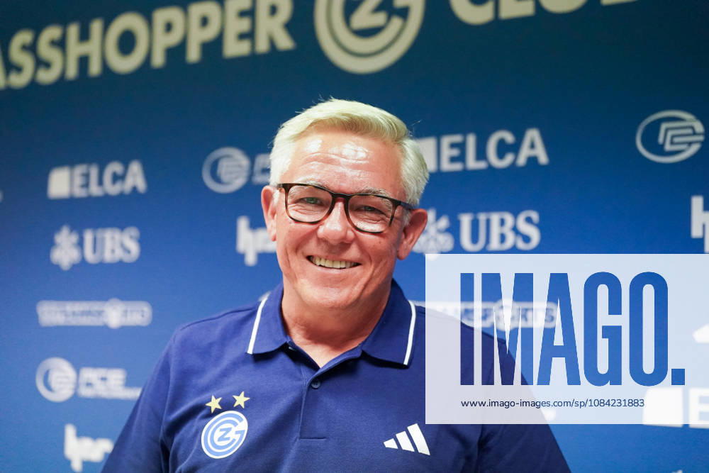 Switzerland, Zurich Soccer Grasshopper Club Zurich Introduction of Head Coach Olaf Janßen Press Conference Zurich Facial expressions, Emotion, Press conference, Media, Portrait photo, Portrait, Individual shot, Portrait