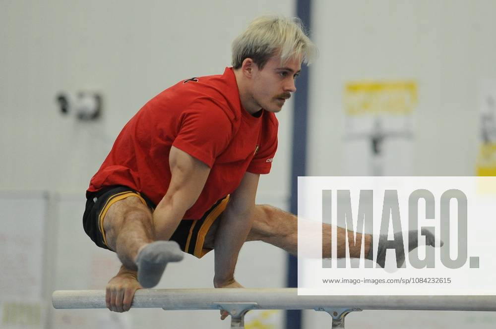 Belgian gymnast Nicola Cuyle pictured during a training session of Belgium s artistic gymnastics team, Wednesday 7 October 2026, in Gent, ahead of the Worlds Championships in Rotterdam from 17 to 25 October 2026. BOAZxKEERSMAEKERS x189054736x