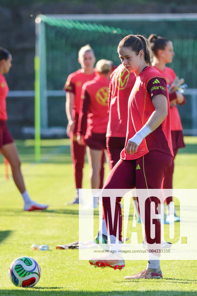 German Women s National Soccer Team Training Friendly Match: Germany vs. Australia Pictured: Goalkeeper Stina Johannes, Germany