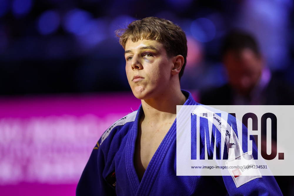 AZERBAIJAN, BAKU - OCTOBER 7, 2026: Mihajlo Simin of Serbia after a -81 kg bout againts Lee Joon-hwan of South Korea as part of the 2026 World Judo Championships at the National Gymnastics Arena 2026 World Judo Championships In Baku - ZUMAt113 20261007_zaa_t113_472