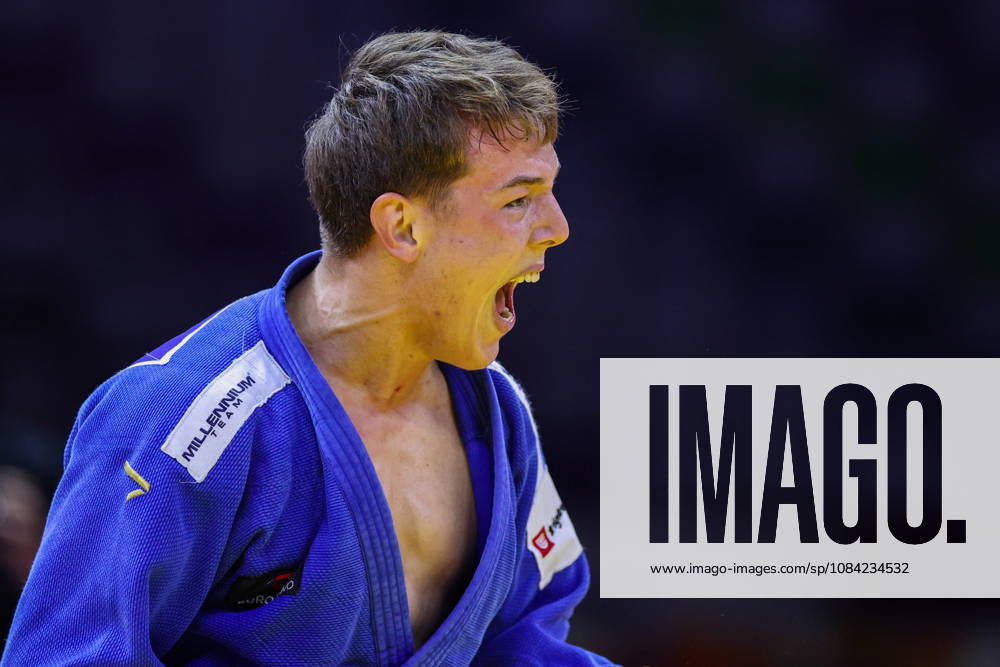 AZERBAIJAN, BAKU - OCTOBER 7, 2026: Mihajlo Simin of Serbia after a -81 kg bout againts Lee Joon-hwan of South Korea as part of the 2026 World Judo Championships at the National Gymnastics Arena 2026 World Judo Championships In Baku - ZUMAt113 20261007_zaa_t113_473