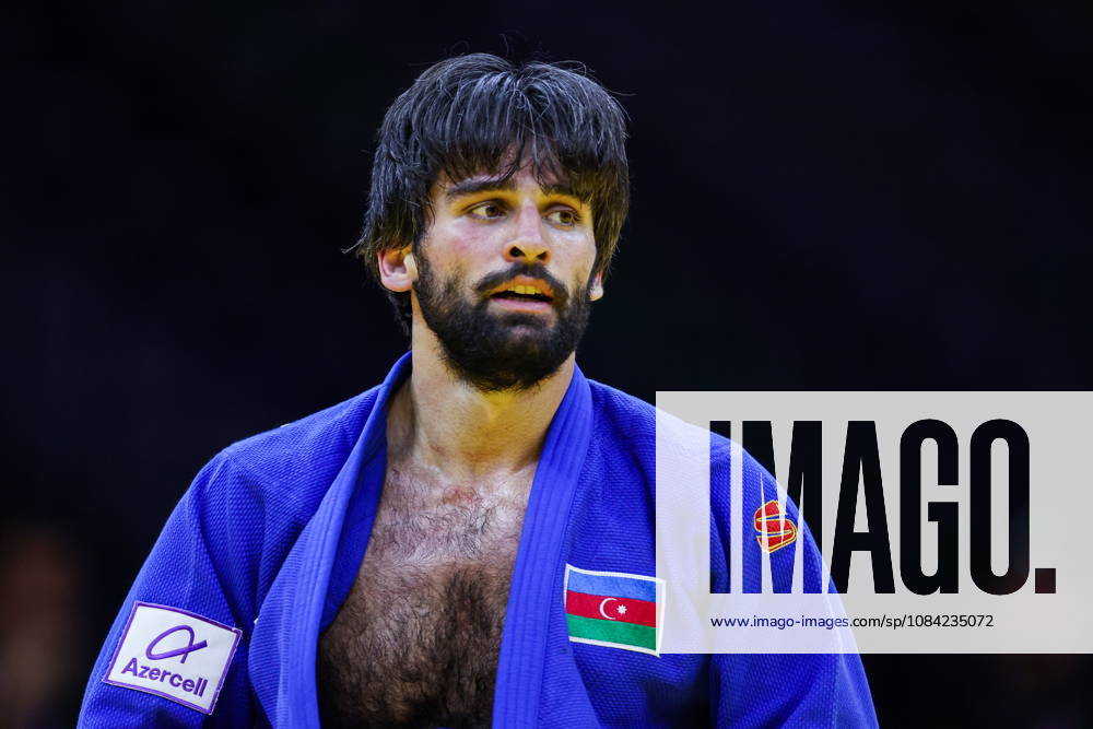 AZERBAIJAN, BAKU - OCTOBER 7, 2026: Zelim Tckaev of Azerbaijan after a -81 kg bout againts Tato Grigalashvili of Georgia as part of the 2026 World Judo Championships at the National Gymnastics Arena. Mikhail Sinitsyn TASS 98916222