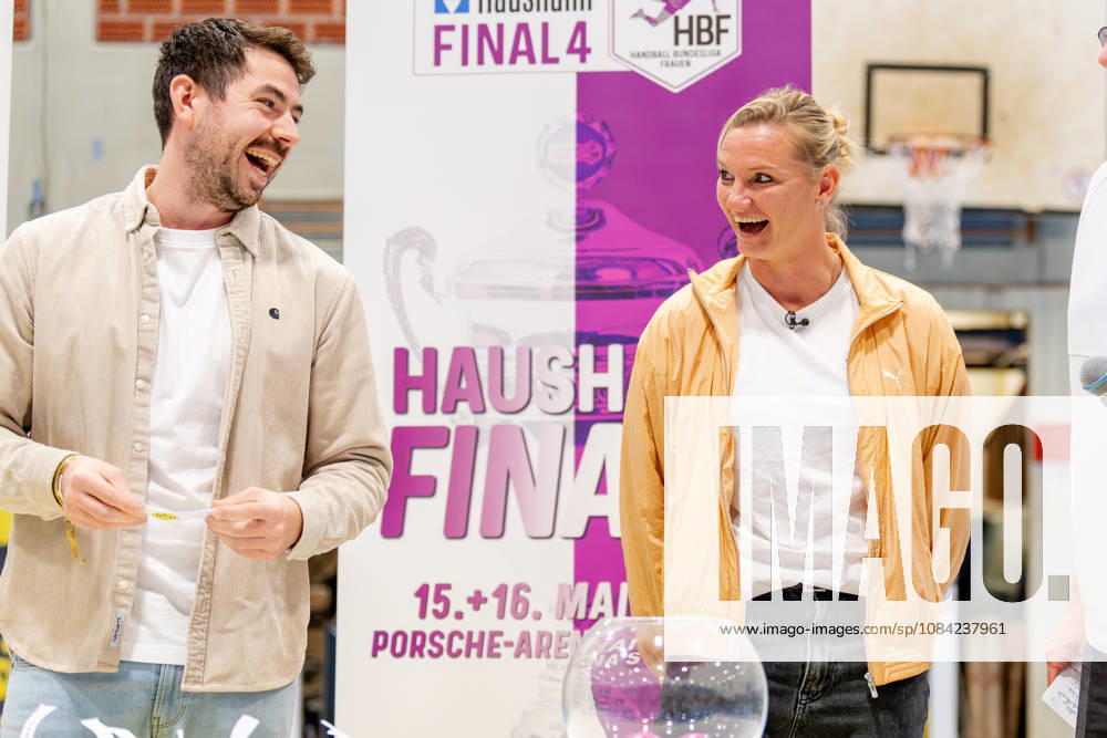 Dortmund, October 7, 2026, Handball, Women s, Alsco Women s Handball Bundesliga, Matchday 5, BVB Borussia Dortmund vs. Buxtehuder SV, Alexandra Popp during the quarterfinal draw for the DHB Women s Cup, Dortmund Sporthalle Wellinghofen, North Rhine-Westphalia, Germany