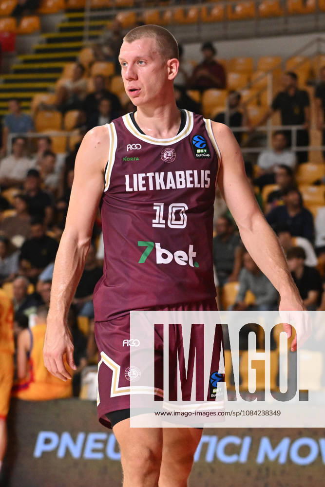 IPA89407426 - Ognjen Jaramaz of Lietkabelis Panevezys during the BKT EuroCup Round 2 game between BC Roma and Lietkabelis at the Palazzetto dello on July 7, 2026, in Rome, Italy.