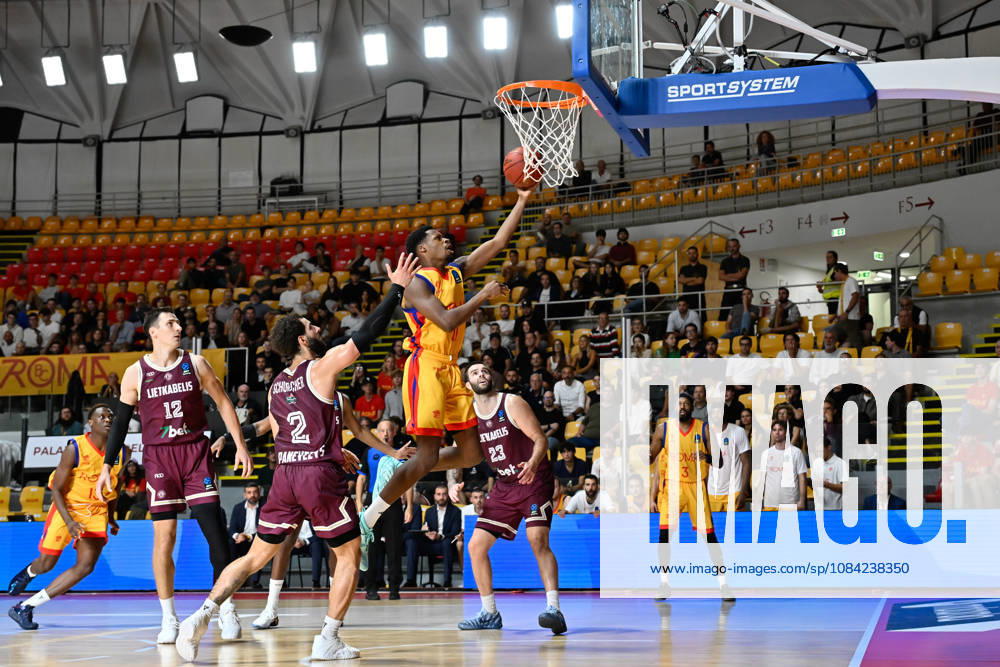 Foto IPP Cavaliere Emiliano Roma 07 10 2026 Pallacanestro Basket EuroCup 2026-2027. BC Basketball Club Roma - BC Lietkabelis. Nella foto: Gerald Ayayi. Italy Photo Press - World Copyright italy ITALY