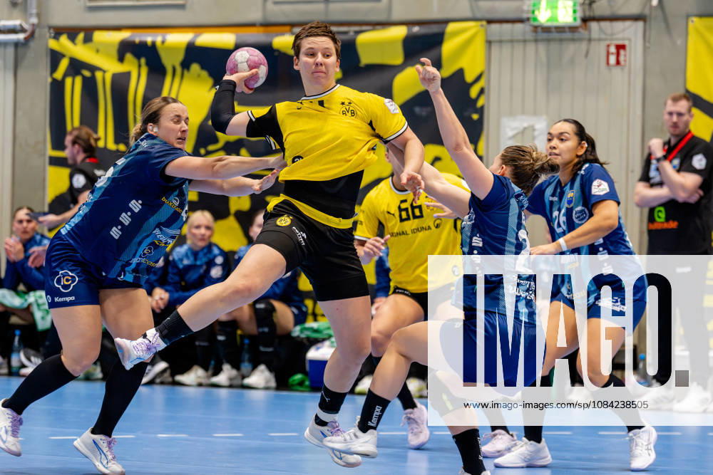 Dortmund, October 7, 2026, Handball, Women s, Alsco Women s Handball Bundesliga, Matchday 5, BVB Borussia Dortmund vs. Buxtehuder SV, Alina Grijseels (BVB), 4 goals scored, Dortmund Sporthalle Wellinghofen, North Rhine-Westphalia, Germany