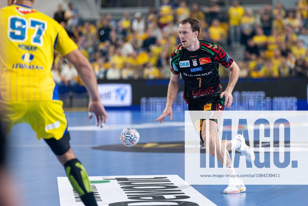 Felix Claar during the EHF Champions League Group F match between Industria Kielce nad SC Magdeburg at Hala Legionow on October 2, 2026 in Kielce, Poland --- Pilka reczna. EHF Liga Mistrzow. Industria Kielce - SC Magdeburg. (Photo by Igor Jakubowski Arena Akcji) NEWSPIX.PL --- newspix.pl