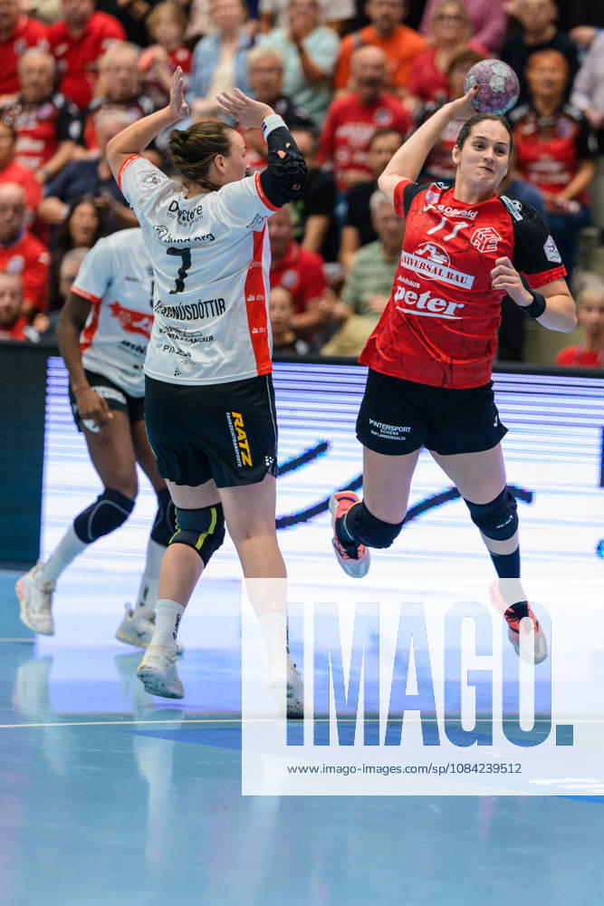 Kelly de Abreu Rosa, Thueringer HC, 77, Diana Doegg Magnusdottir, HSG Blomberg Lippe, 07, Farrelle Alicia Njinkeu HSG Blomberg Lippe, 55 GER, Thueringer HC vs. HSG Blomberg Lippe, Handball, Alsco Women’s Handball Bundesliga, 2026–2027 Season, Matchday 5, Sunday, 7:30 p.m., October 7, 2026 GER, Thueringer HC vs. HSG Blomberg Lippe, Handball, Alsco Women’s Handball Bundesliga, 2026–2027 Season, Matchday 5, Sunday, 7:30 p.m., October 7, 2026, Bad Langensalza