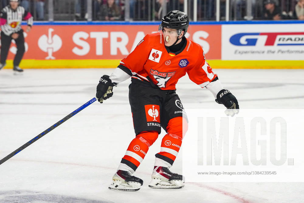 Ice Hockey CHL, Matchday 5: Kölner Haie vs. Herning Blue Fox on October 7, 2026, at the Lanxess Arena in Cologne. Debut for young player Mateu Späth, Cologne