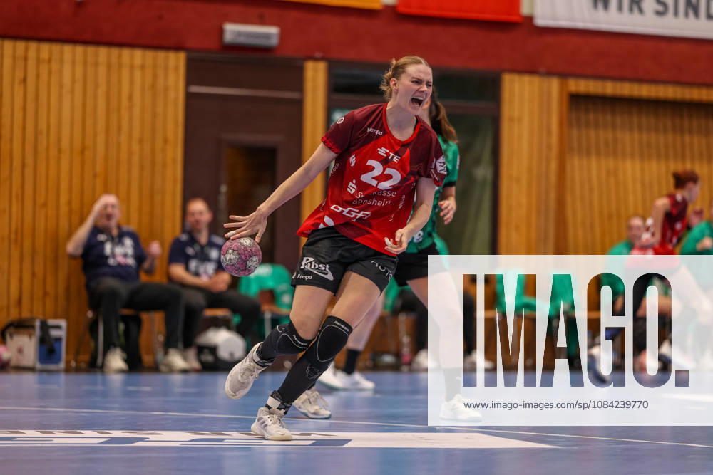 GER, Bensheim, HSG Bensheim Flames vs. Vfl Oldenburg, Alsco Women s Handball Bundesliga, Handball, DHB, 2026–2027 Season, Weststadthalle Bensheim, Matchday 5 in pictures (from left): Mirja Lyngsö Jensen, Bensheim Flames 22. DFB and DFL regulations prohibit any use of photographs as image sequences and or quasi-video