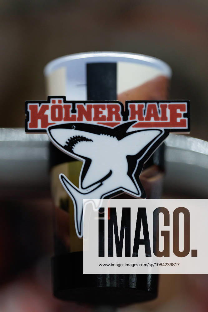 COLOGNE, GERMANY - 7 OCTOBER 2026: Image shows cup holder with Kölner Haie logo during Champions Hockey League 2026 27 League Phase, Matchday 5: Kölner Haie vs Herning Blue Fox at LANXESS arena on 7 10 2026 in Cologne, Germany. Germany