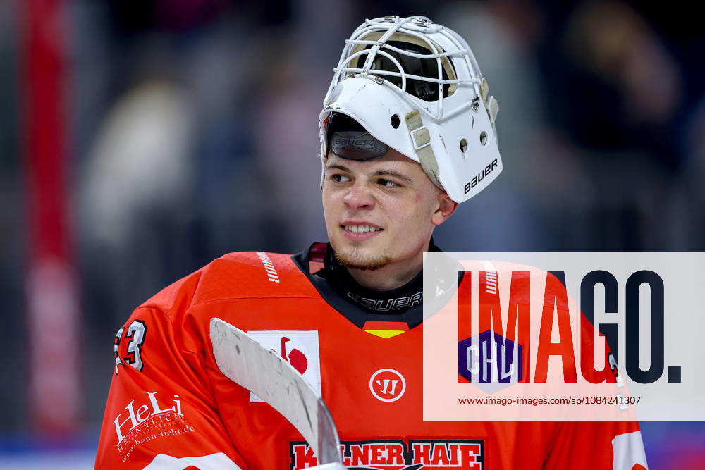 Ice hockey, CHL, Kölner Haie vs. Blue Fox Herning, Champions Hockey League 2026–27, Matchday 5, 2026–27 season, Lanxess Arena, Cologne; Goalie Nico Wiens, Kölner Haie, 33, North Rhine-Westphalia, Germany