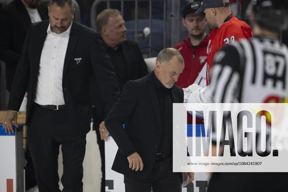 CHL Kölner Haie vs. Herning Blue Fox, Cologne, October 7, 2026; Thomas Berglund, Head Coach of the Kölner Haie, CHL Kölner Haie vs. Herning Blue Fox on October 7, 2026, at the Lanxess Arena in Cologne, Germany