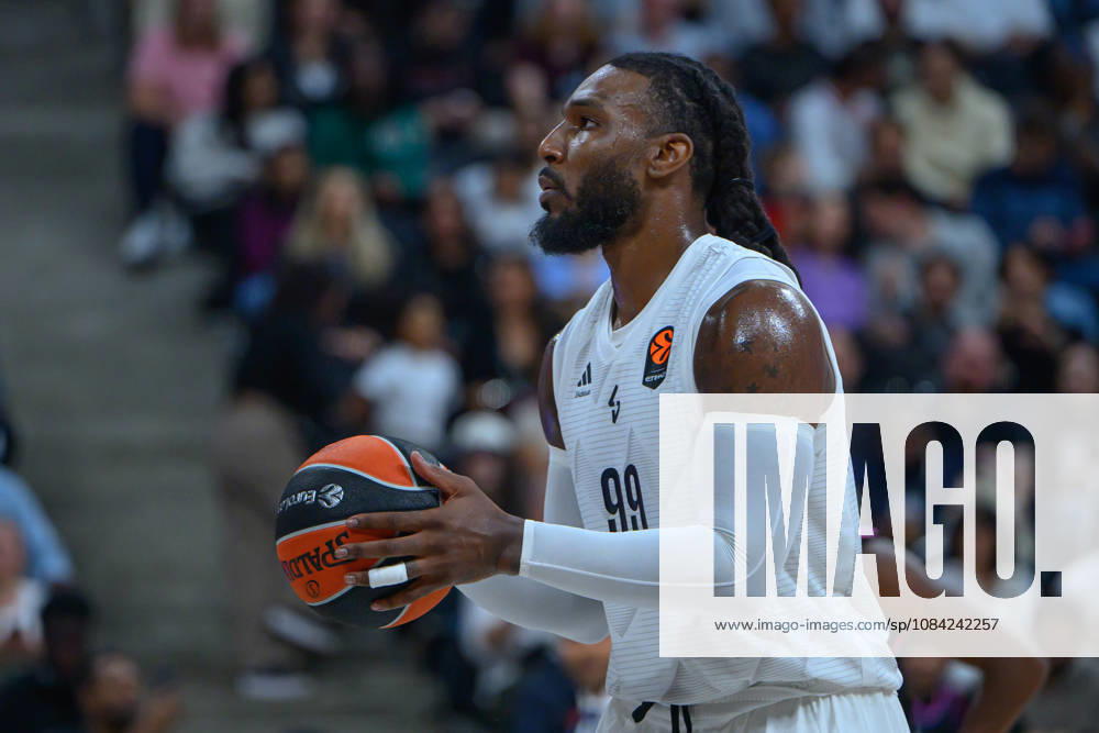 EuroLeague 2026, Paris Basketball vs LDLC ASVEL Villeurbanne, Basketball JAE CROWDER OF ASVEL during the EuroLeague 2026 match between Paris Basketball and LDLC ASVEL Villeurbanne at Adidas Arena on October 07, 2026 in Paris, France. Paris Adidas Arena France