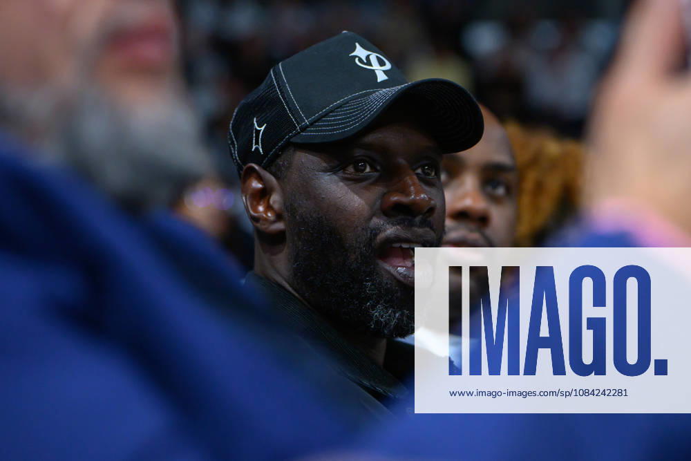 EuroLeague 2026, Paris Basketball vs LDLC ASVEL Villeurbanne, Basketball Omar Sy attends the EuroLeague 2026 match between Paris Basketball and LDLC ASVEL Villeurbanne at Adidas Arena on October 07, 2026 in Paris, France. Paris Adidas Arena France