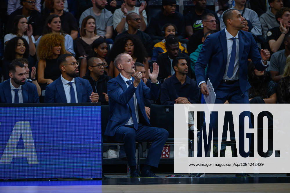 EuroLeague 2026, Paris Basketball vs LDLC ASVEL Villeurbanne, Basketball ASVEL Assistant Coach VINCENT COLLET during the EuroLeague 2026 match between Paris Basketball and LDLC ASVEL Villeurbanne at Adidas Arena on October 07, 2026 in Paris, France. Paris Adidas Arena France