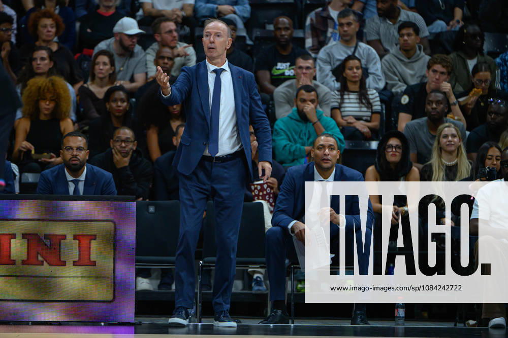 EuroLeague 2026, Paris Basketball vs LDLC ASVEL Villeurbanne, Basketball ASVEL Assistant Coach VINCENT COLLET during the EuroLeague 2026 match between Paris Basketball and LDLC ASVEL Villeurbanne at Adidas Arena on October 07, 2026 in Paris, France. Paris Adidas Arena France