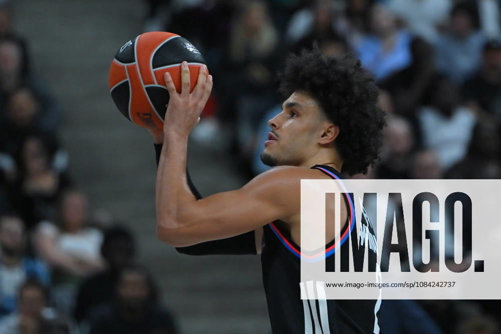 EuroLeague 2026, Paris Basketball vs LDLC ASVEL Villeurbanne, Basketball Nadir Hifi of Paris Basket during the EuroLeague 2026 match between Paris Basketball and LDLC ASVEL Villeurbanne at Adidas Arena on October 07, 2026 in Paris, France. Paris Adidas Arena France