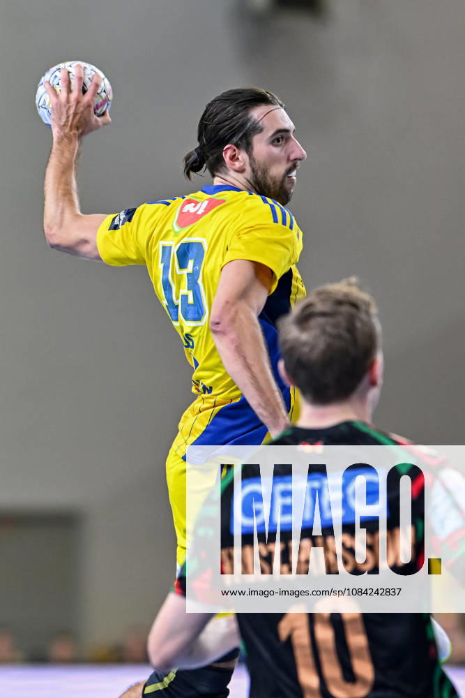 KIELCE UL. BOCZNA ( POLAND ) PILKA RECZNA MEZCZYZN ( HANDBALL MEN S ) LIGA MISTRZOW - FAZA GRUPOWA ( MEN S EHF CHAMPIONS LEAGUE - GROUP PHASE ) MECZ INDUSTRIA KIELCE - SC MAGDEBURG ( GAME ) NZ JULIEN BOS GISLI THORGEIR KRISTJANSSON FOTO MICHAL STANCZYK CYFRASPORT NEWSPIX.PL --- Newspix.pl 20261007CSMS0008