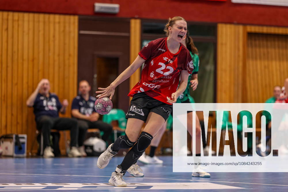 GER, Bensheim, HSG Bensheim Flames vs. Vfl Oldenburg, Alsco Women s Handball Bundesliga, Handball, DHB, 2026–2027 Season, Weststadthalle Bensheim, Matchday 5 in pictures: Mirja Lyngsö Jensen, Bensheim Flames 22. DFB and DFL regulations prohibit any use of photographs as image sequences and or quasi-video
