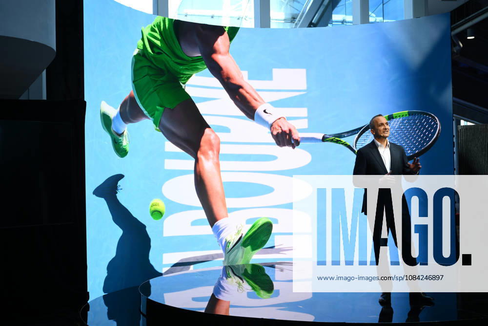 TENNIS AUSTRALIAN OPEN LAUNCH, Tennis Australia CEO Andrew Abdo speaks during the launch of the 2027 Australian Open tennis tournament, in Melbourne, Thursday, October 8, 2026. ( NO ARCHIVING MELBOURNE VICTORIA Australia