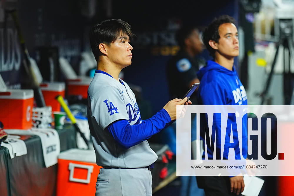 Yoshinobu Yamamoto,(Dodgers) Starting pitcher Yoshinobu Yamamoto Oct.6,2026 - Baseball : MLB, Baseball Herren, USA National League Division Series Atlanta Braves vs. Los Angeles Dodgers Venue: Truist Park (Cumberland, Georgia, USA) aflo_353997445 YujixArakawax