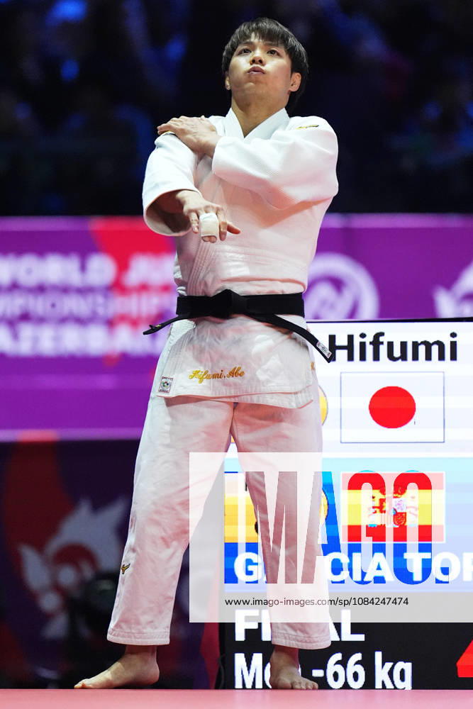 Hifumi Abe (JPN), OCTOBER 5, 2026 -Judo : World Judo Championships BAKU2026 Mens -66kgFinal match at National Gymnastics Arena in Baku, Azerbaijan. Noxthirdxpartyxsales aflo_354220582 KenxAsakurax