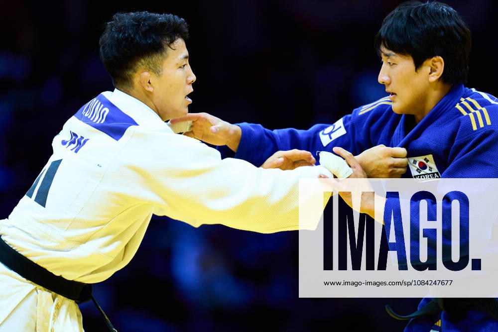 (L-R) Yuhei Oino (JPN), Lee Joonhwan (KOR), OCTOBER 7, 2026 -Judo : World Judo Championships BAKU2026 Mens -81kg 2nd Round match at National Gymnastics Arena in Baku, Azerbaijan. Noxthirdxpartyxsales aflo_354044852 KenxAsakurax