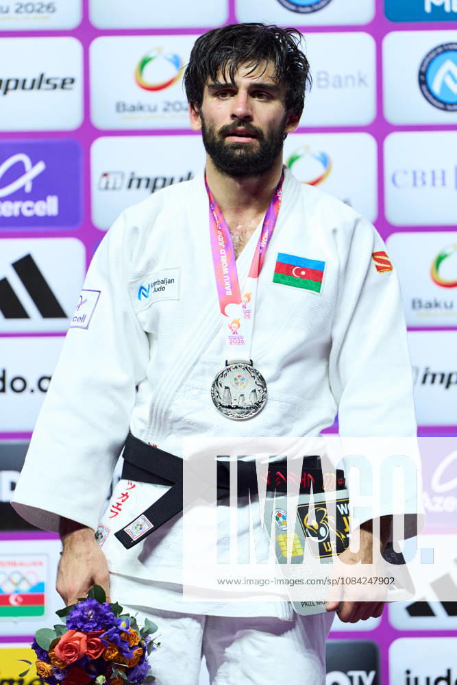 Tckaev Zelim (AZE), OCTOBER 7, 2026 - Judo : World Judo Championships BAKU2026 Mens -81kgMedal Ceremony at National Gymnastics Arena in Baku, Azerbaijan. Noxthirdxpartyxsales aflo_354070413 KenxAsakurax