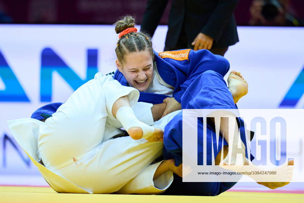 (L-R) Lkhagvatogoo Enkhriilen (MGL), Van Lieshout Joanne (NED), OCTOBER 7, 2026 - Judo : World Judo Championships BAKU2026 Women s -63kg3rd place match at National Gymnastics Arena in Baku, Azerbaijan. Noxthirdxpartyxsales aflo_354113109 KenxAsakurax