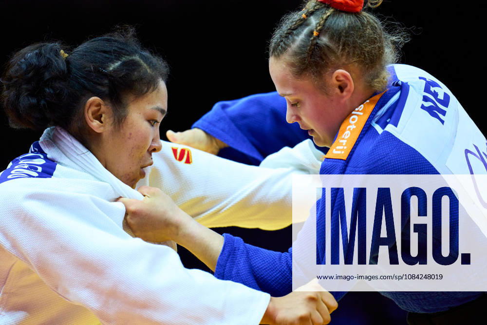 (L-R) Lkhagvatogoo Enkhriilen (MGL), Van Lieshout Joanne (NED), OCTOBER 7, 2026 - Judo : World Judo Championships BAKU2026 Women s -63kg3rd place match at National Gymnastics Arena in Baku, Azerbaijan. Noxthirdxpartyxsales aflo_354113105 KenxAsakurax