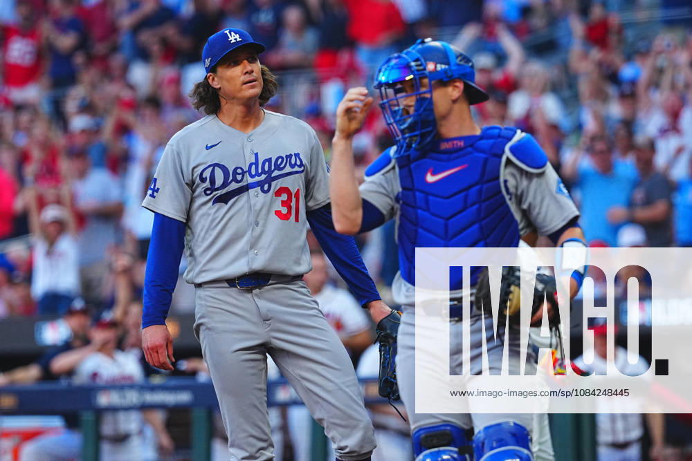 Tyler Glasnow(Dodgers) Starting pitcher Tyler Allen Glasnow Oct.7,2026 - Baseball : MLB, Baseball Herren, USA National League Division Series Atlanta Braves vs. Los Angeles Dodgers Venue: Truist Park (Cumberland, Georgia, USA) aflo_354249830 YujixArakawax