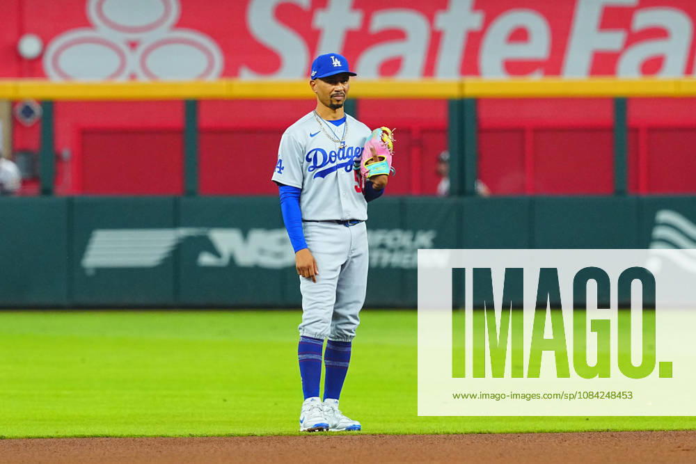 Markus Lynn Mookie Betts(Dodgers) Starting lineup Markus Lynn Mookie Betts Oct.7,2026 - Baseball : MLB, Baseball Herren, USA National League Division Series Atlanta Braves vs. Los Angeles Dodgers Venue: Truist Park (Cumberland, Georgia, USA) aflo_354249841 YujixArakawax