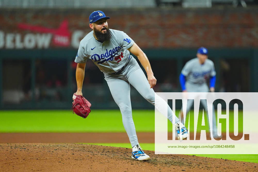 Alex Vesia(Dodgers) relief pitcher reliever Alex Vesia Oct.7,2026 - Baseball : MLB, Baseball Herren, USA National League Division Series Atlanta Braves vs. Los Angeles Dodgers Venue: Truist Park (Cumberland, Georgia, USA) aflo_354249846 YujixArakawax