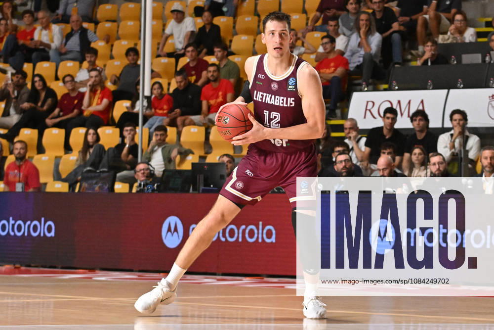 BASKETBALL - EuroCup - Roma Basketball vs. Lietkabelis Panevezys Photo by IPA ABACAPRESS.COM89424983 - Gabrielius Maldunas of Lietkabelis Panevezys during the BKT EuroCup Round 2 game between BC Roma and Lietkabelis at the Palazzetto dello on the 7th, 2026, in Rome, Italy. Rome Italy