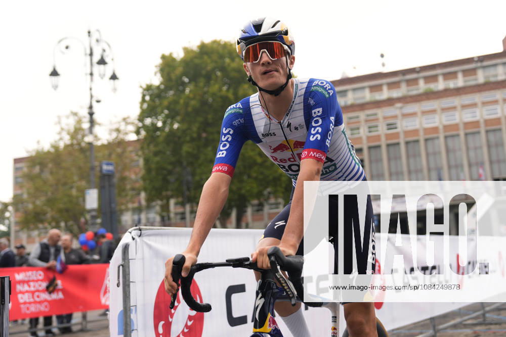 Italy s Giulio Pellizzari of Red Bull - Bora - Hansgrohe during the 110th edition of the Gran Piemonte 2026 a 185 km one day race from Asti to Bra on October 08, 2026, Italy.